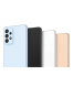 Fotografías Trasera de Samsung Galaxy A33 5G Azul y Blanco y Melocotón y Negro. Detalle de la pantalla: No se ve la pantalla
